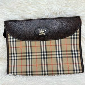 Burberry Haymarket Check Clutch
